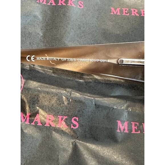 GIORGIO ARMANI Sunglasses Italy Beige Marble Owned By Meredith Marks Of RHOSLC main image 5